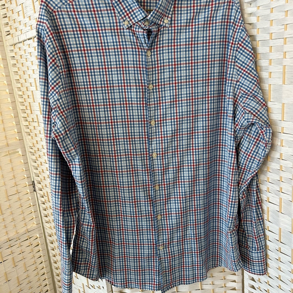 Peter Millar Multicolor Plaid Button Down Shirt